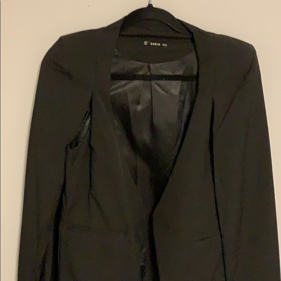 Shein XS black cape blazer - Picture 2 of 4